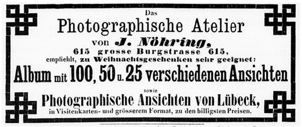 Lübeck - Nöhring - Lübeckische Anzeigen vom 13. 12. 1865